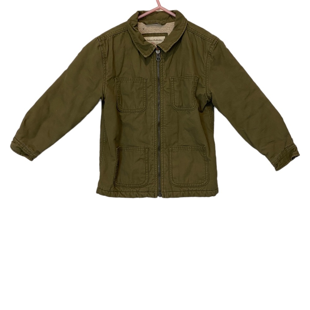 Hanna Andersson Sherpa lined Utility Jacket size 110cm/5 US